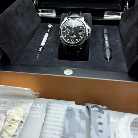 Panerai Luminor GMT Automatic PAM 00159 40mm Stainless steel Black 6