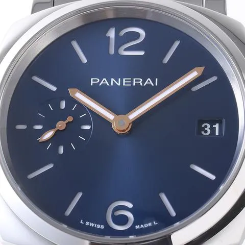 Panerai Luminor Marina PAM 01123 38mm Stainless steel Blue 5