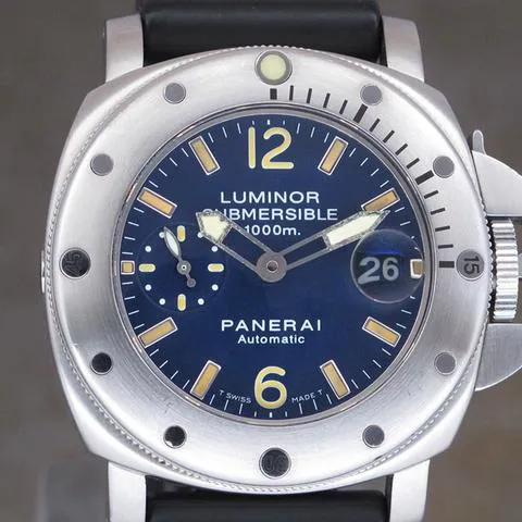 Panerai Submersible PAM 00087 44mm Stainless steel Blue