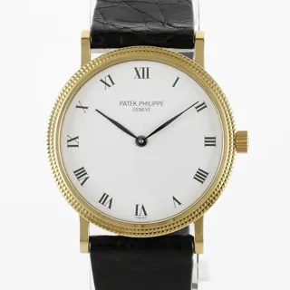 Patek Philippe Calatrava 3992 Yellow gold White