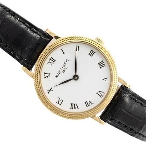 Patek Philippe Calatrava 4819 25mm Yellow gold White