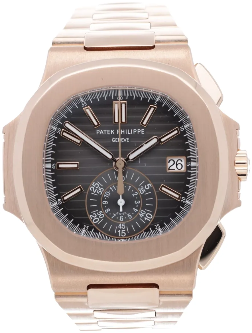 Patek Philippe Nautilus 5980/1R-001 40.5mm Rose gold Black