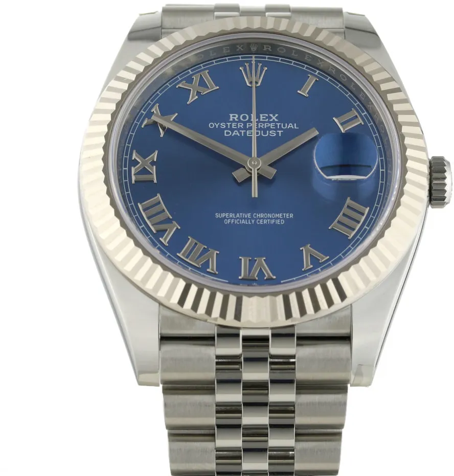 Rolex Datejust 41 126334 41mm Yellow gold and Stainless steel Blue