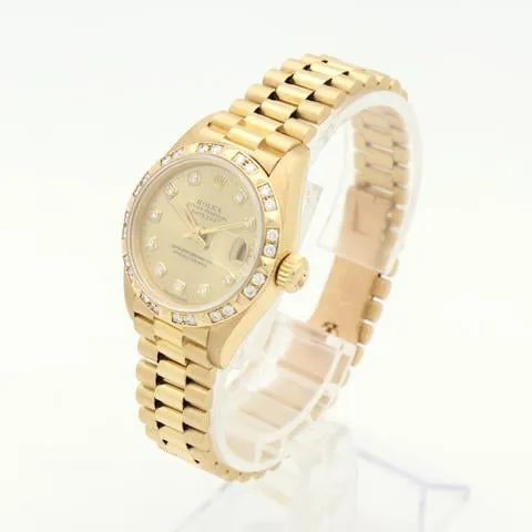 Rolex Lady-Datejust 69258 26mm Yellow gold Champagne 2