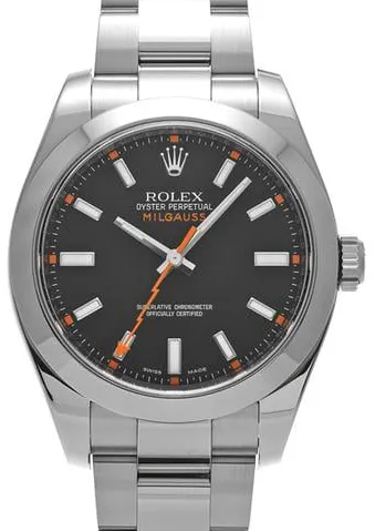 Rolex Milgauss 116400 40mm Stainless steel Black