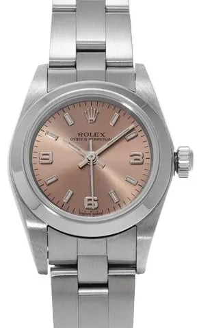 Rolex Oyster Perpetual 76080 24mm Stainless steel Rose