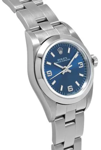 Rolex Oyster Perpetual 76080 24mm Stainless steel Blue 2