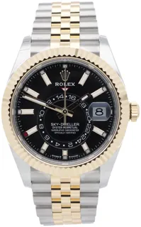 Rolex Sky-Dweller 336933-0004 Yellow gold and Oystersteel Black