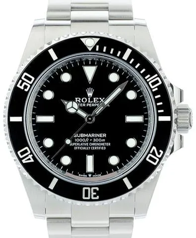 Rolex Submariner (No Date) 41 124060 41mm Stainless steel Black