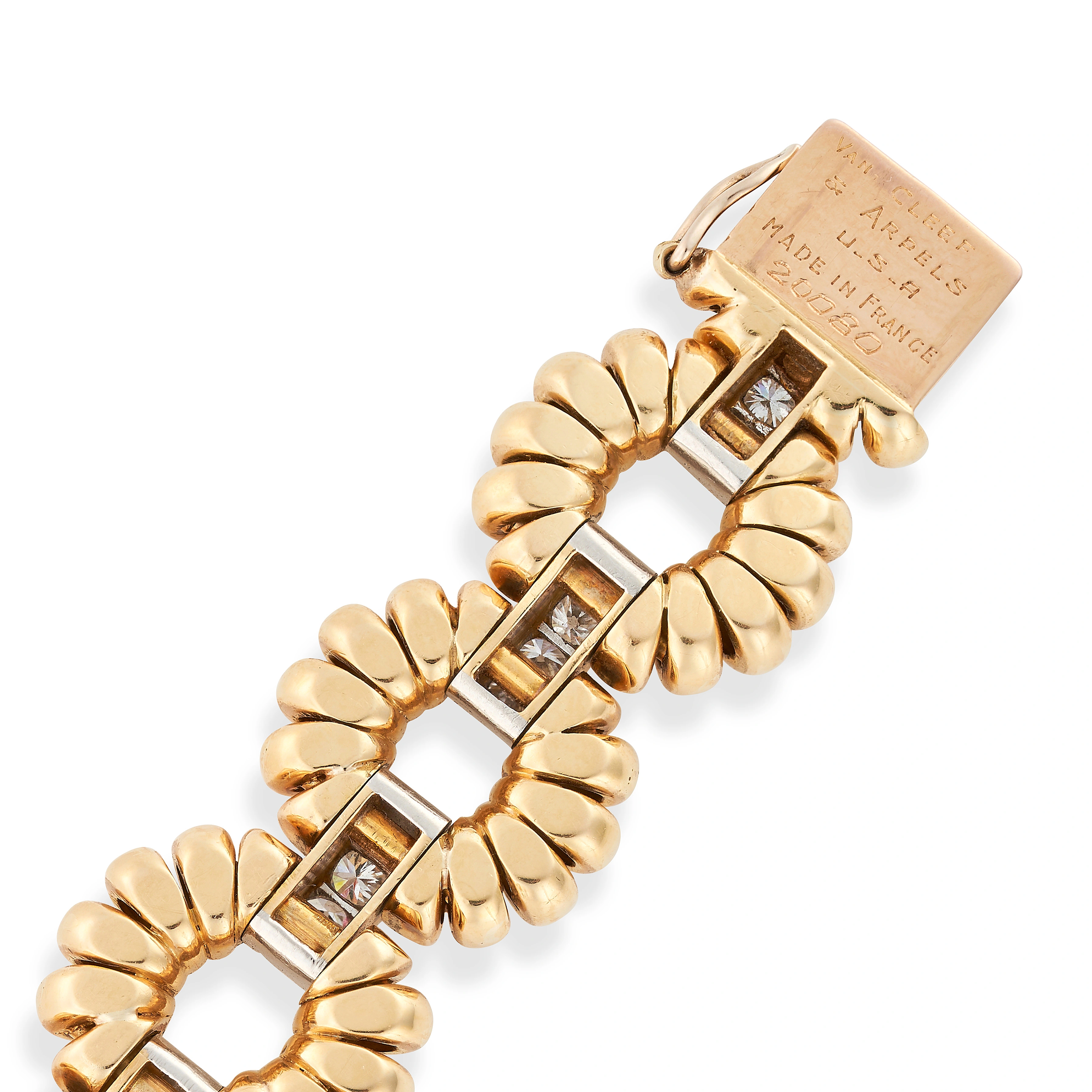 Van Cleef & Arpels VCA 20mm Yellow gold and Diamond 2