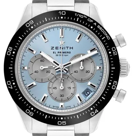 Zenith Chronomaster Sport 03.3106.3600/55.M3100 41mm Stainless steel Blue