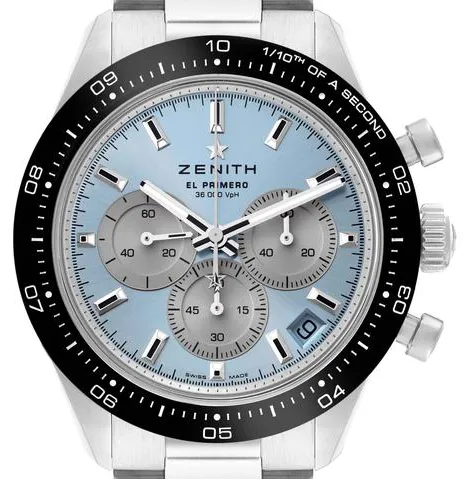 Zenith Chronomaster Sport 03.3106.3600/55.M3100 41mm Stainless steel Blue 1