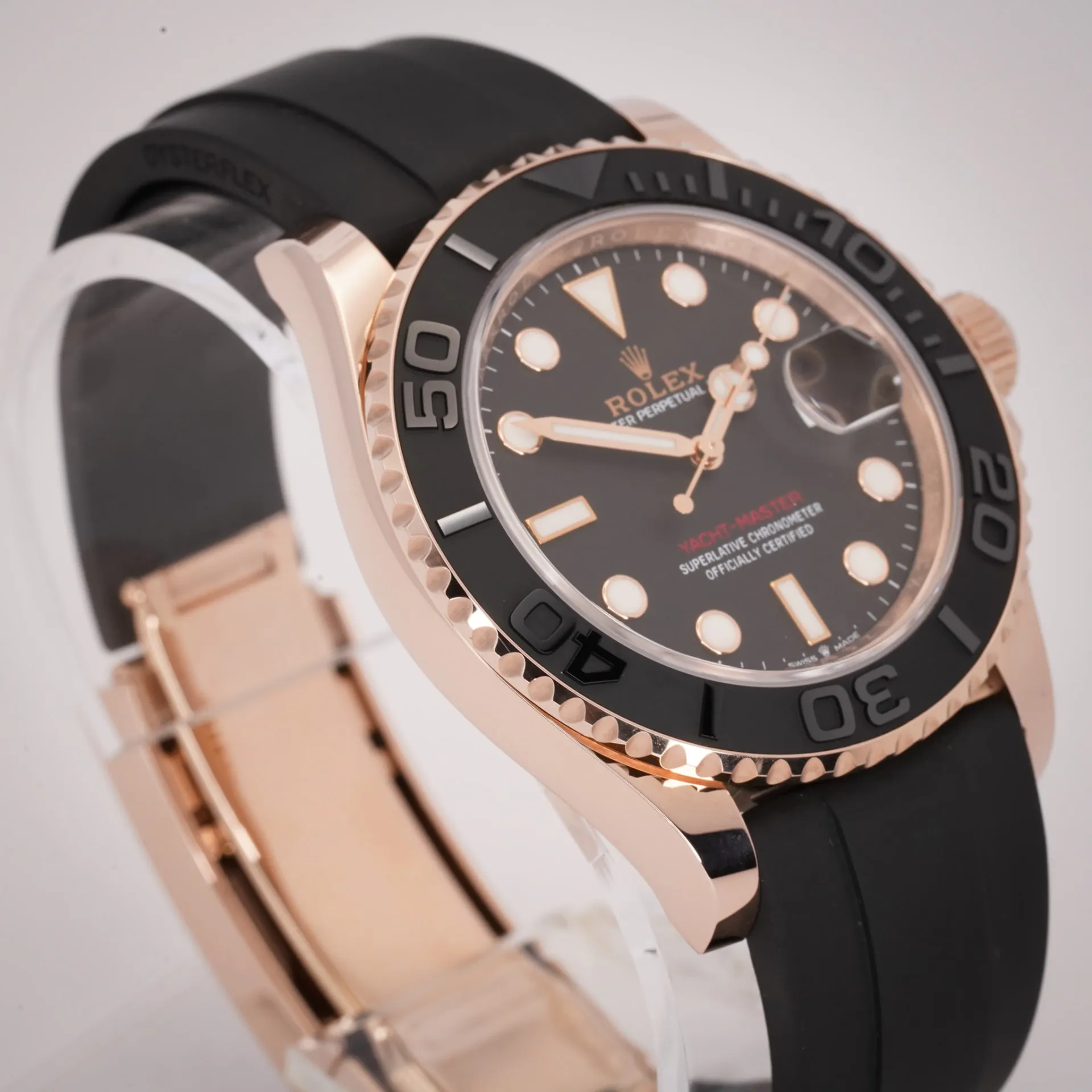 Rolex Yacht-Master 126655-0002 40mm Everose gold Intense black 2