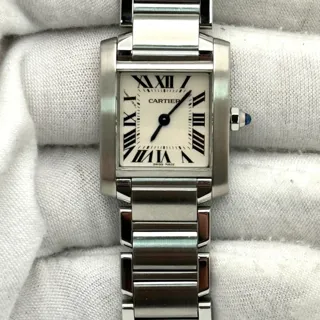 Cartier Tank Française W51008Q3 Stainless steel Silver