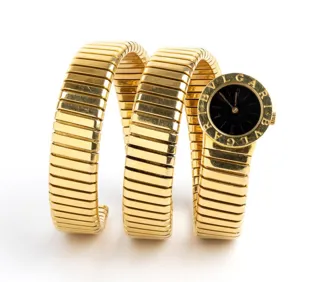 Bulgari Tubogas 4128 Yellow gold Black