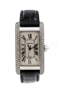 Cartier Tank Américaine 1726 White gold and Diamond