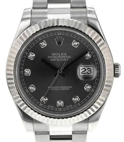 Rolex Datejust II 116334 41mm Stainless steel Gray