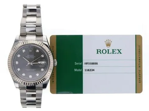 Rolex Datejust II 116334 41mm Stainless steel Gray 2