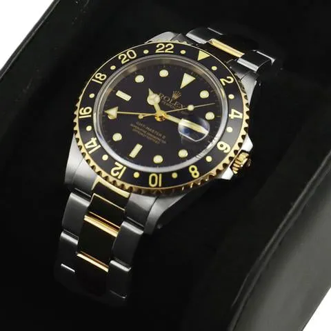 Rolex GMT-Master II 16713 40mm Yellow gold and Stainless steel Black 5