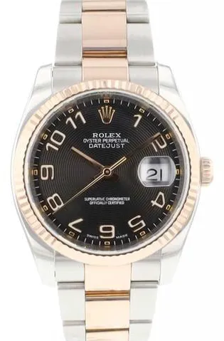 Rolex Datejust 36 116231 36mm Yellow gold and Stainless steel Gray