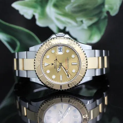 Rolex Yacht-Master 168623 35mm Yellow gold and Stainless steel Champagne 4