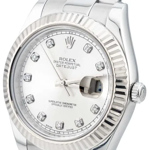 Rolex Datejust II 116334 41mm Stainless steel Silver