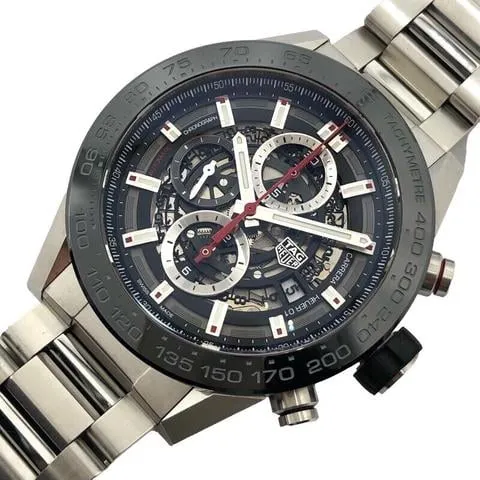 TAG Heuer Carrera CAR2A1W.BA0703 45mm Stainless Skeleton