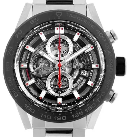 TAG Heuer Carrera CAR2A1W.BA0703 45mm Stainless steel Skeleton