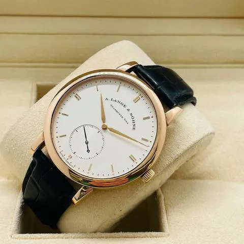 A. Lange & Söhne Saxonia 307.032 40.5mm Rose gold Silver 1