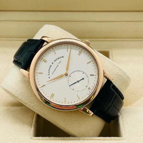 A. Lange & Söhne Saxonia 307.032 40.5mm Rose gold Silver 3