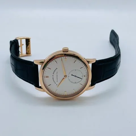 A. Lange & Söhne Saxonia 307.032 40.5mm Rose gold Silver 4