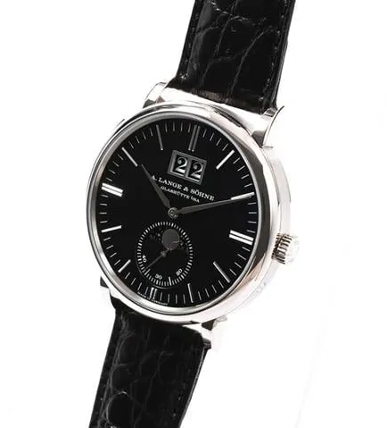 A. Lange & Söhne Saxonia 384.029 40mm White gold Black 1