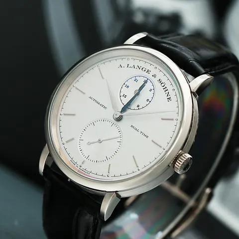 A. Lange & Söhne Saxonia 385.026 40mm White gold Silver 4