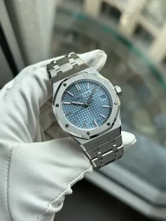 Audemars Piguet Royal Oak 15550ST.OO.1356ST.08 Stainless steel Light blue