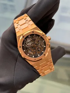 Audemars Piguet Royal Oak 16204OR.OO.1240OR.01 Rose gold Skeletonized