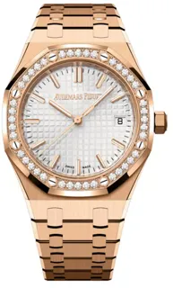 Audemars Piguet Royal Oak 77451OR.ZZ.1361OR.03 Rose gold Silver