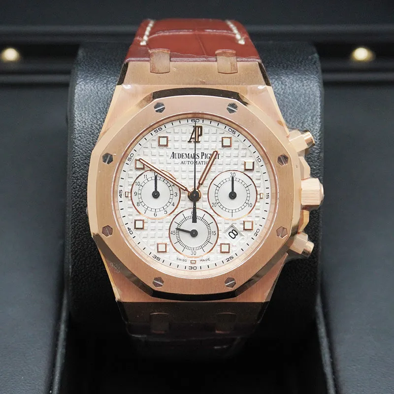 Audemars Piguet Royal Oak 26022OR.OO.D088CR.01 39mm Rose gold White