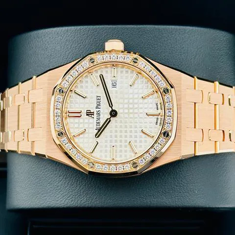 Audemars Piguet Royal Oak Lady 33mm Rose gold Silver