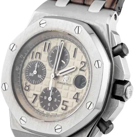 Audemars Piguet Royal Oak Offshore 26470ST.OO.A801CR.01 42mm Stainless steel Beige