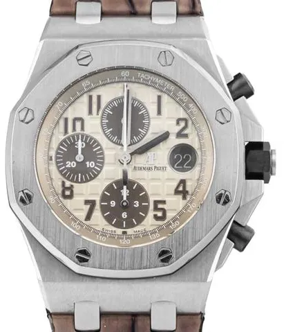 Audemars Piguet Royal Oak Offshore 26470ST.OO.A801CR.01 42mm Stainless steel Beige 1