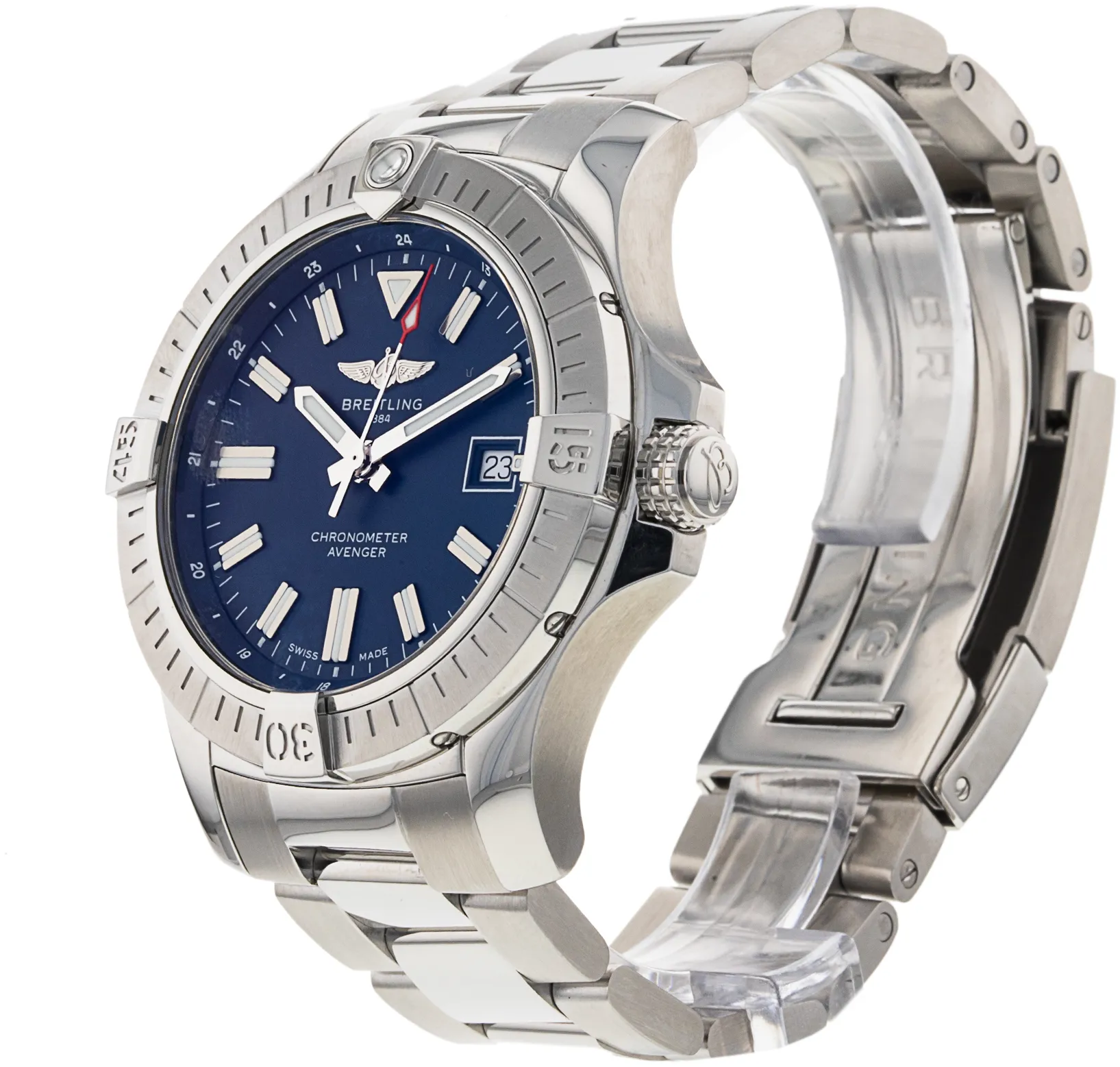 Breitling Avenger A17318 43mm Stainless steel Blue Baton 3