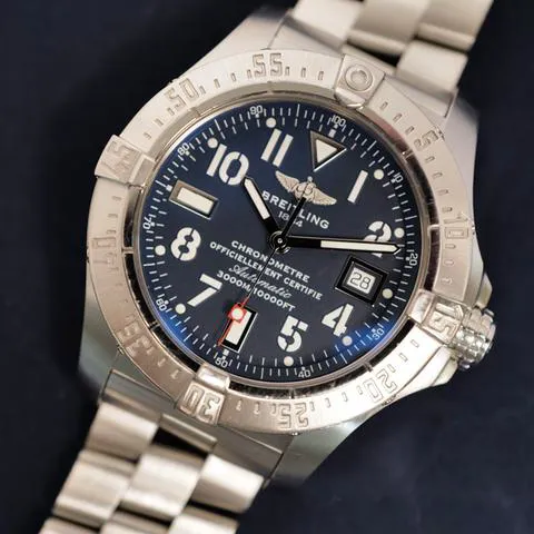 Breitling Avenger A17330 45mm Stainless steel Blue