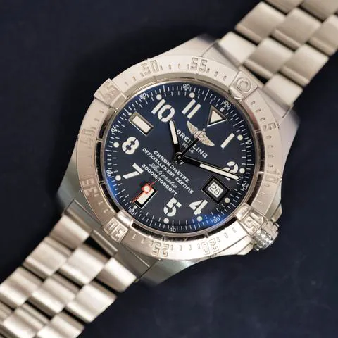 Breitling Avenger A17330 45mm Stainless steel Blue 1