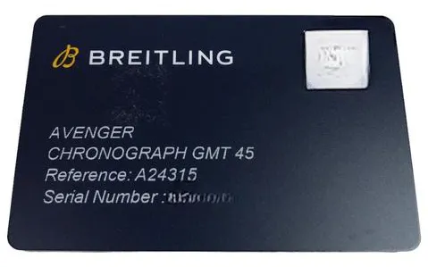 Breitling Avenger A24315101B1A1 45mm Stainless steel Black 4