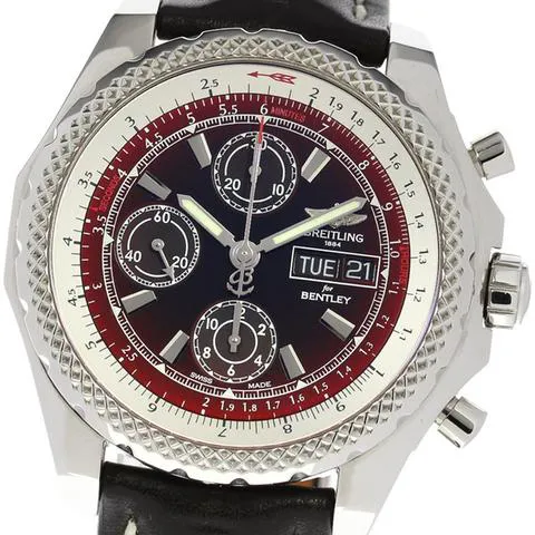 Breitling Bentley GT A13365 45mm Stainless steel Red