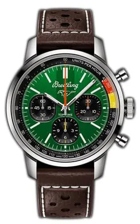 Breitling Top Time AB01762A1L1X1 41mm Stainless steel Green