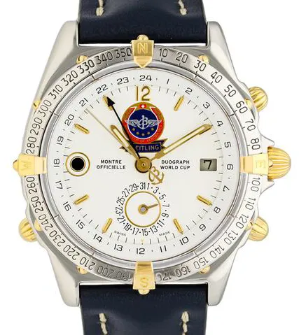 Breitling Windrider B15508 38mm Yellow gold and Stainless steel White