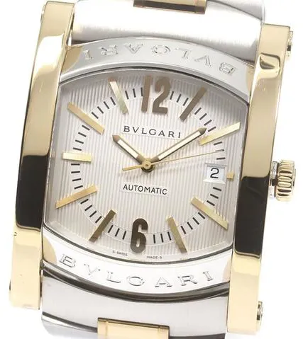 Bulgari Assioma AA48SG 38mm yg Silver