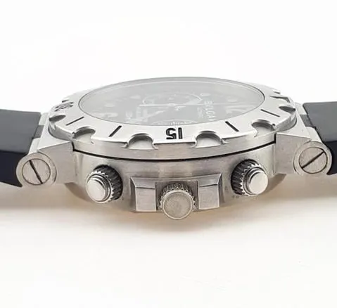 Bulgari Diagono SCB38S 38mm Stainless steel Black 8