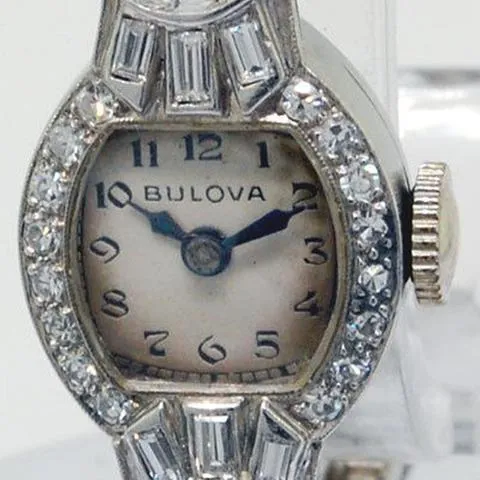 Bulova Diamond 14mm Platinum Champagne 4